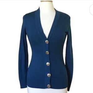 NWT Tory Burch Simone Merino Cardigan Size M